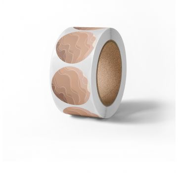 Roll Label - 3" x 3" Circle